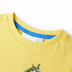 Kids' T-shirt Short Sleeves Children's T Shirt Tee Kids' Top Giraffe Print - yellow, 104