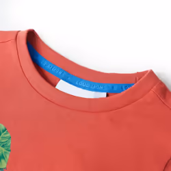 ) Kids' T-shirt Short Sleeves Children's T Shirt Toddler Tee Lion Print Khaki - red, 128 (7-8y - Additional view 2