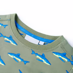 ) Kids' Sweatshirt Children Long Sleeves Pullover Clothes Kids' Top Light Khaki - 116 (5-6y