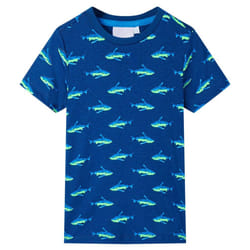 ) Kids' T-shirt Short Sleeves Toddler Children's Shirt Tee Kids' Top Clothes - blue, 104 (3-4y