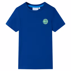 ) Kids' T-shirt Short Sleeves Tee Children's T Shirt Toddler Top Paprika 104 - blue, 140 (9-10y