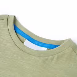 ) Kids' T-shirt Short Sleeves Tee Children's T Shirt Toddler Top Paprika 104 - khaki, 104 (3-4y
