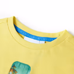 ) Kids' T-shirt Short Sleeves Children's T Shirt Tee Toddler Top Ice Lolly Print - yellow, 92 (1.5-2y