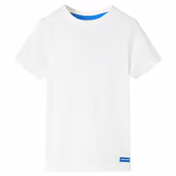 ) Kids' T-shirt Short Sleeves Toddler Children's Shirt Kids' Top Clothes Ecru - 92 (1.5-2y