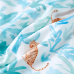 Kids' T-shirt Short Sleeves Children's T Shirt Tee Kids' Top Tiger Print Ecru - 104 - Additional view 5