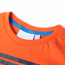 ) Kids' T-shirt Short Sleeves Children's T Shirt Toddler Tee GOAL Design Neon - orange, 104 (3-4y