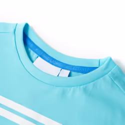 ) Kids' T-shirt Short Sleeves Children's T Shirt Toddler Tee GOAL Design Neon - aqua, 92 (1.5-2y