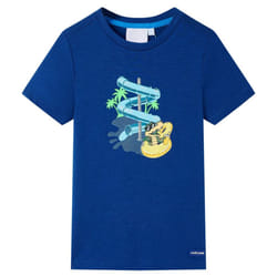 ) Kids' T-shirt Short Sleeves Tee Children's T Shirt Toddler Top Neon Green 92 - blue, 128 (7-8y