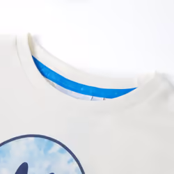 ) Kids' T-shirt Short Sleeves Tee Children's T Shirt School Toddler Top Ecru - 104 (3-4y - Additional view 2