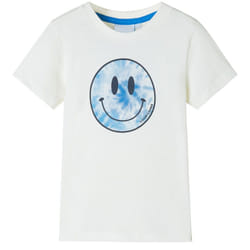 ) Kids' T-shirt Short Sleeves Tee Children's T Shirt School Toddler Top Ecru - 128 (7-8y