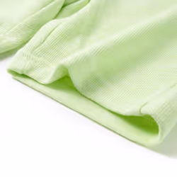 Kids' Shorts with Drawstring Kids Pants Elasticated Waist Shorts Neon Yellow - 92