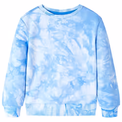 Kids' Sweatshirt Children's Long Sleeves Toddler Tops Pullover Top Soft Blue - 92