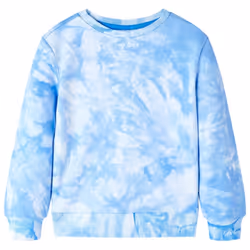 Kids' Sweatshirt Children's Long Sleeves Toddler Tops Pullover Top Soft Blue - 128
