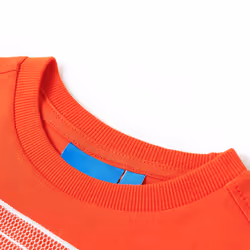 Kids' T-shirt with Long Sleeves Children's T Shirt Tee Football Goal Design - orange, 104 - Additional view 2