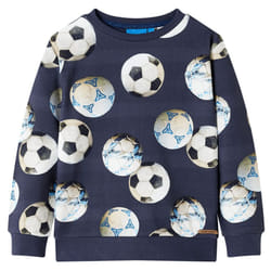 ) Kids' Sweatshirt Children Long Sleeves Toddler Pullover Kids' Clothes Navy - 92 (1.5-2y