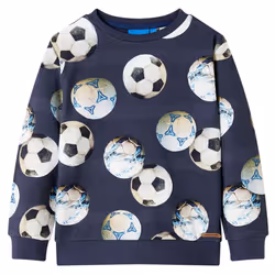 ) Kids' Sweatshirt Children Long Sleeves Toddler Pullover Kids' Clothes Navy - 104 (3-4y