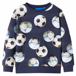 ) Kids' Sweatshirt Children Long Sleeves Toddler Pullover Kids' Clothes Navy - 116 (5-6y