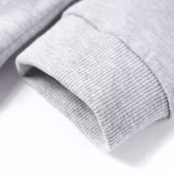 ) Kids' Hooded Sweatshirt Children Pullover Hoodie Navy Melange and Orange 104 - grey, 104 (3-4y