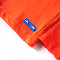 Kids' T-shirt with Long Sleeves Top T Shirt Tee Racing Car Print Bright Orange - 128 - Additional view 3
