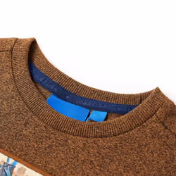 Kids' T-shirt with Long Sleeves Children's T Shirt Top Tee Dinosaur Print - cognac, 92