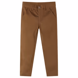 Kids' Pants Toddler Trousers School Children's Pants with Pockets Kids Clothes - cognac, 92