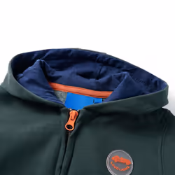 ) Kids' Hooded Sweatshirt with Zip Children's Pullover Toddler Hoodie Dark Green - 92 (1.5-2y
