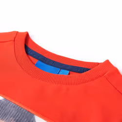 Kids' T-shirt with Long Sleeves Children's T Shirt Kids' Tops Tee Tiger Print - red, 116