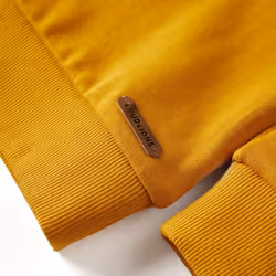 Kids' Sweatshirt Long Sleeves Toddler Children Tops Pullover Top Fox Print - ochre, 116