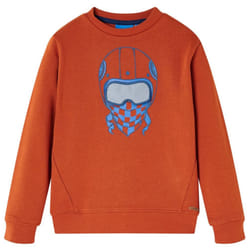 Kids' Sweatshirt Children's Long Sleeves Pullover Toddler Kids Top Light Rusty - 92