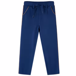 Kids' Pants with Drawstring Toddler Baby Trousers Children's Pants Navy Blue - 92