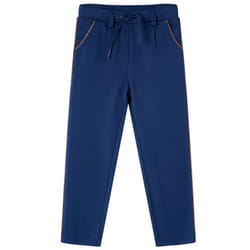 Kids' Pants with Drawstring Toddler Baby Trousers Children's Pants Navy Blue - 92