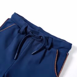 Kids' Pants with Drawstring Toddler Baby Trousers Children's Pants Navy Blue - 140