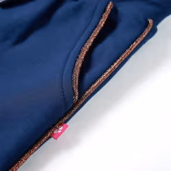 Kids' Pants with Drawstring Toddler Baby Trousers Children's Pants Navy Blue - 140