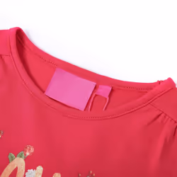 Kids' T-shirt with Long Sleeves Children's T Shirt Kids' Tops Tee Love Print - pink, 104