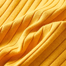 Kids' T-shirt with Long Sleeves Children's T Shirt Kids' Tops Tee Rib-knit - ochre, 128 - Additional view 5