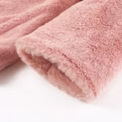 Kids' Coat Long Sleeve School Children's Jacket Outwear Collar Coat Faux Fur - pink, 116
