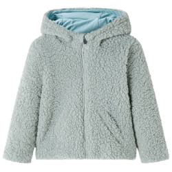 Kids' Hooded Jacket Long Sleeves Children's Jacket Coat Teddy Faux Fur Mint - green, 104
