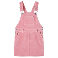 Kids' Overall Dress Girls Suspender Skirt Children School Dresses Corduroy - pink, 116