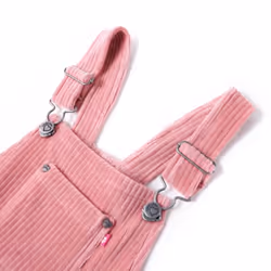 Kids' Overall Dress Girls Suspender Skirt Children School Dresses Corduroy - pink, 116