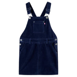 Kids' Overall Dress Girls Suspender Skirt Children School Dresses Corduroy - navy, 92