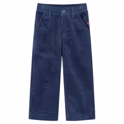 Kids' Pants Toddler Trousers Clothes Children's Pants Clothes Corduroy Navy - 92