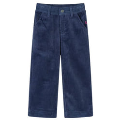 Kids' Pants Toddler Trousers Clothes Children's Pants Clothes Corduroy Navy - 92