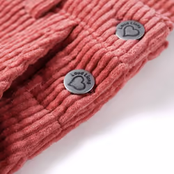 Kids' Overall Dress Girl Suspender Skirt Children's School Dress Corduroy - pink, 92
