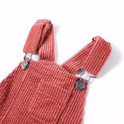 Kids' Overall Dress Girl Suspender Skirt Children's School Dress Corduroy - pink, 116