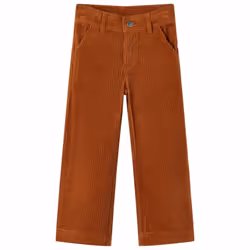 Kids' Pants Toddler Trousers Clothes Kids' Pants Kids Clothes Corduroy Cognac - 104