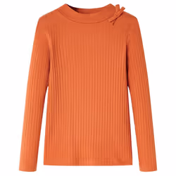 Kids' T-shirt with Long Sleeves Children's T Shirt Kids' Tops Toddler Tee - orange, 116