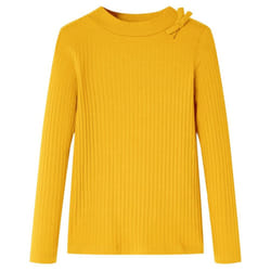 Kids' T-shirt with Long Sleeves Children's T Shirt Kids' Tops Toddler Tee - ochre, 104