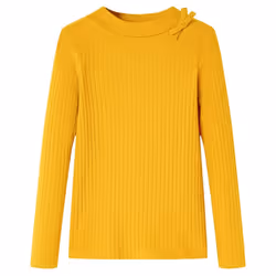 Kids' T-shirt with Long Sleeves Children's T Shirt Kids' Tops Toddler Tee - ochre, 116