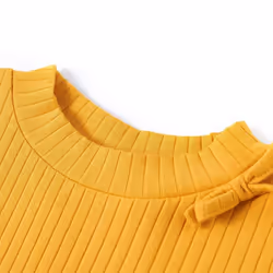 Kids' T-shirt with Long Sleeves Children's T Shirt Kids' Tops Toddler Tee - ochre, 116