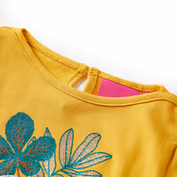 Kids' T-shirt with Long Sleeves Children's T Shirt Kids' Tops Tee Animal Print - ochre, 92